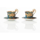 Rosenthal, Coppia di tazzine in porcellana, XX sec.