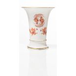 Meissen, Vaso a campana rovesciata in porcellana, Germania, XX sec.