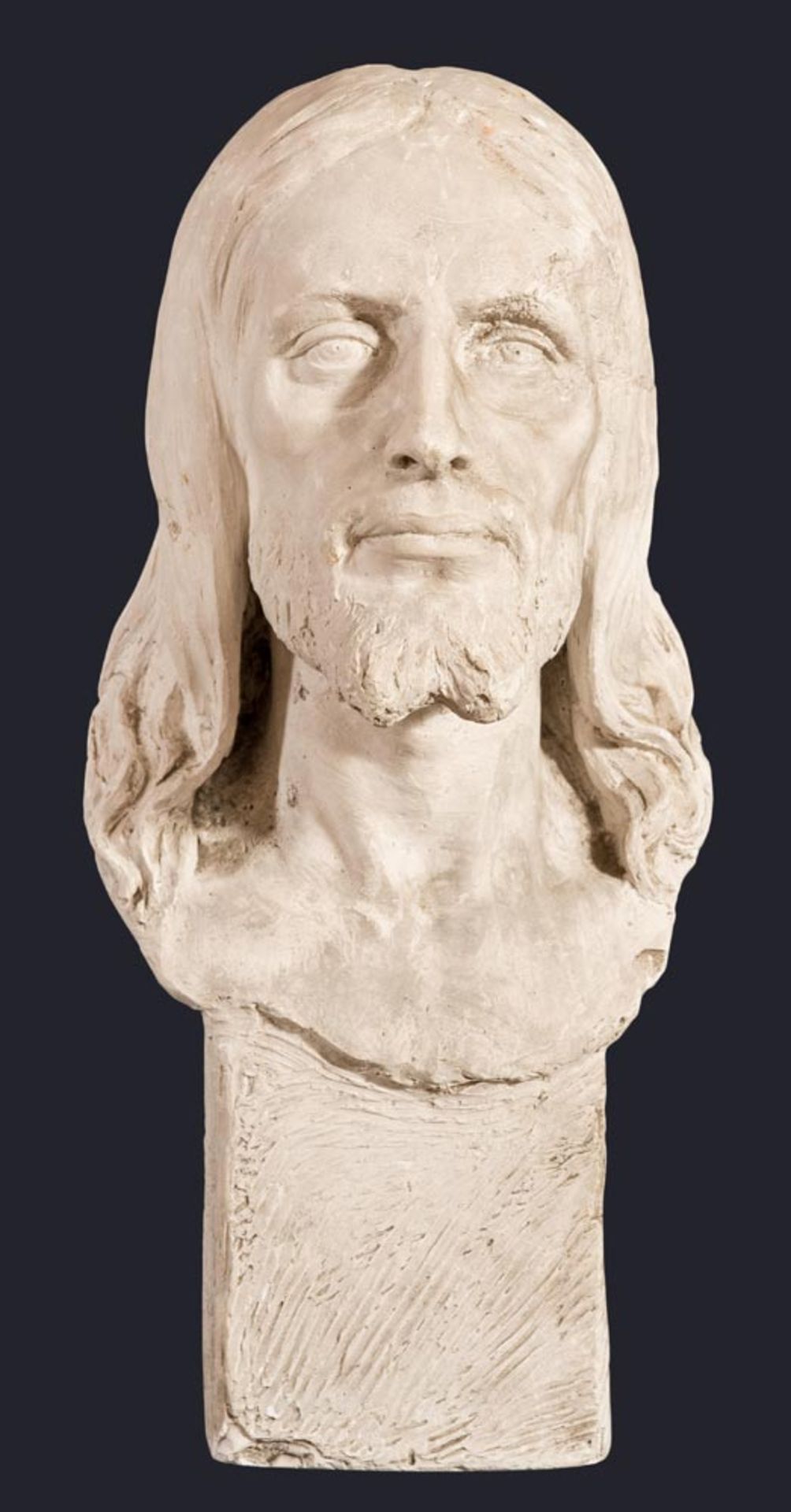 Carlo Parmeggiani (Bologna, 1850 - 1918), "Testa di Cristo".