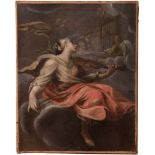 Second half of 18th Century Painter from Bologna, “Santa Cecilia al violino”.