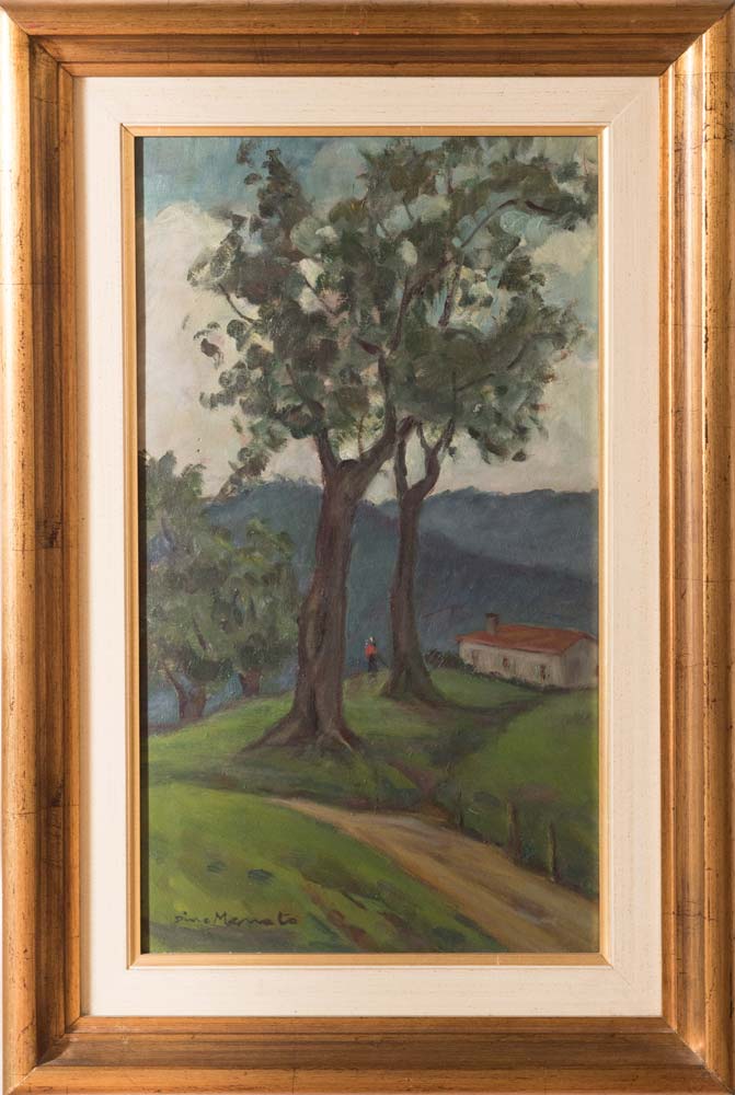 Dino Menato (1919 – 1985), “Paesaggio montano”.