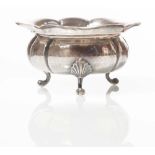 Silver bowl. Padua, 20th Century.