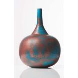 Carlo Zauli (Faenza 1926 - 2002), polychrome ceramic vase.