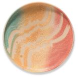 Carlo Zauli (Faenza 1926 - 2002), polychrome grès bowl.