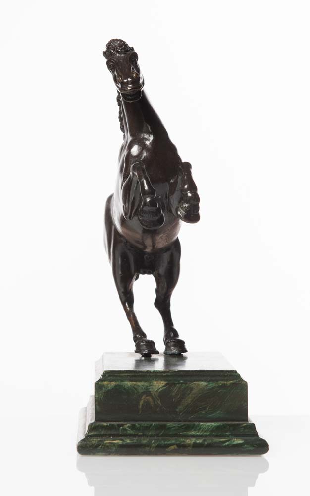 Bronze sculpture, "Cavallo rampante", 20th Century. - Image 2 of 2