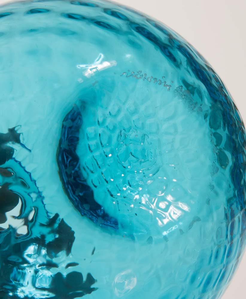 Venini Monofiori Balloton, Murano glass light blue vase, Murano, 90s. - Image 2 of 2