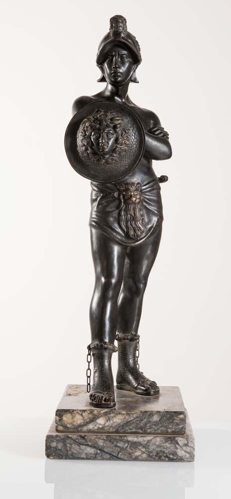 Bronze sculpture, "Figura classica", 20th Century.