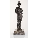 Bronze sculpture, "Figura classica", 20th Century.