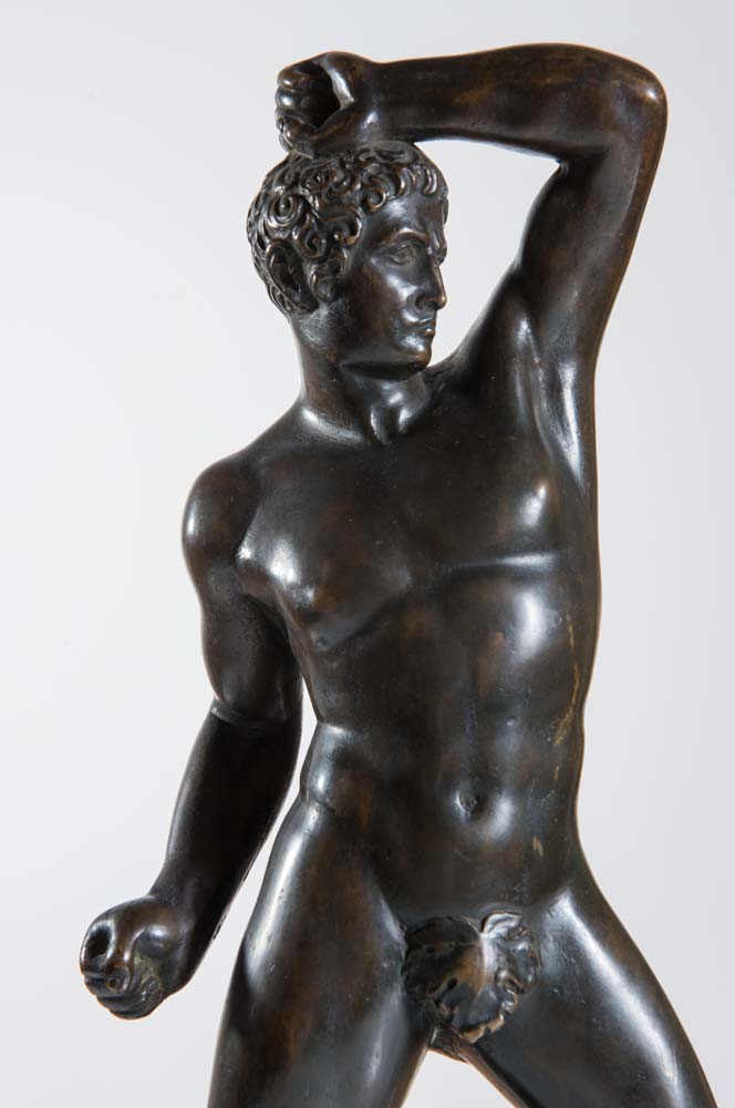 Bronze sculpture, "Lottatore", 20th Century. - Image 2 of 2