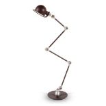 Jean Louis Domecq, Industrial Floor lamp, for Jieldé, France, 50s.