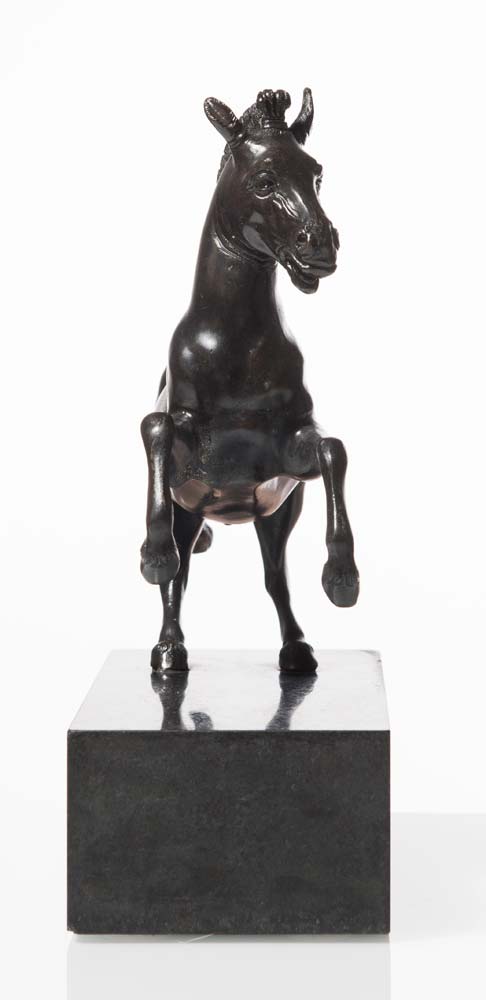 Bronze sculpture, "Cavallo Rampante", 20th Century. - Image 2 of 2