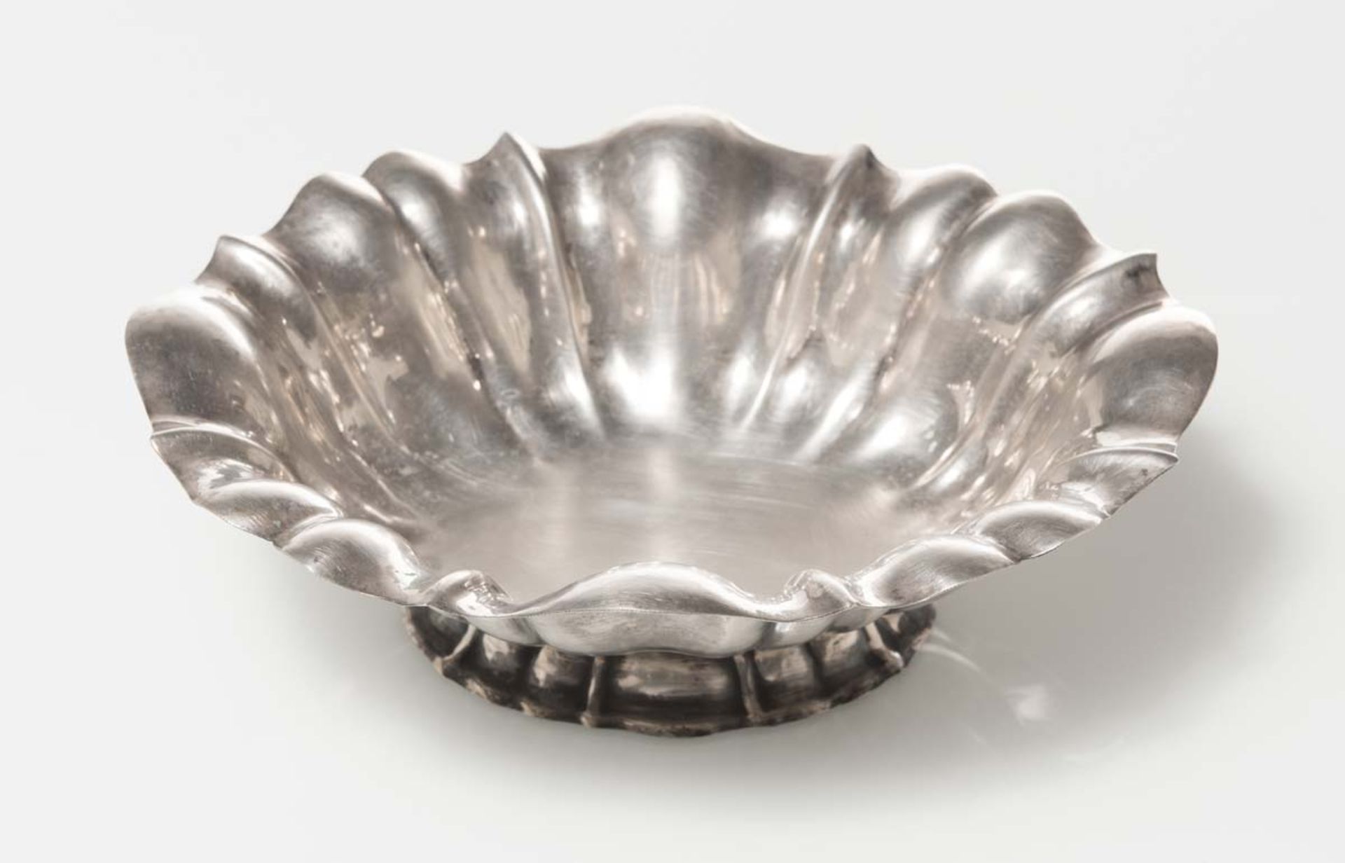 Silver bowl, Italy, 20th Century. - Image 3 of 3