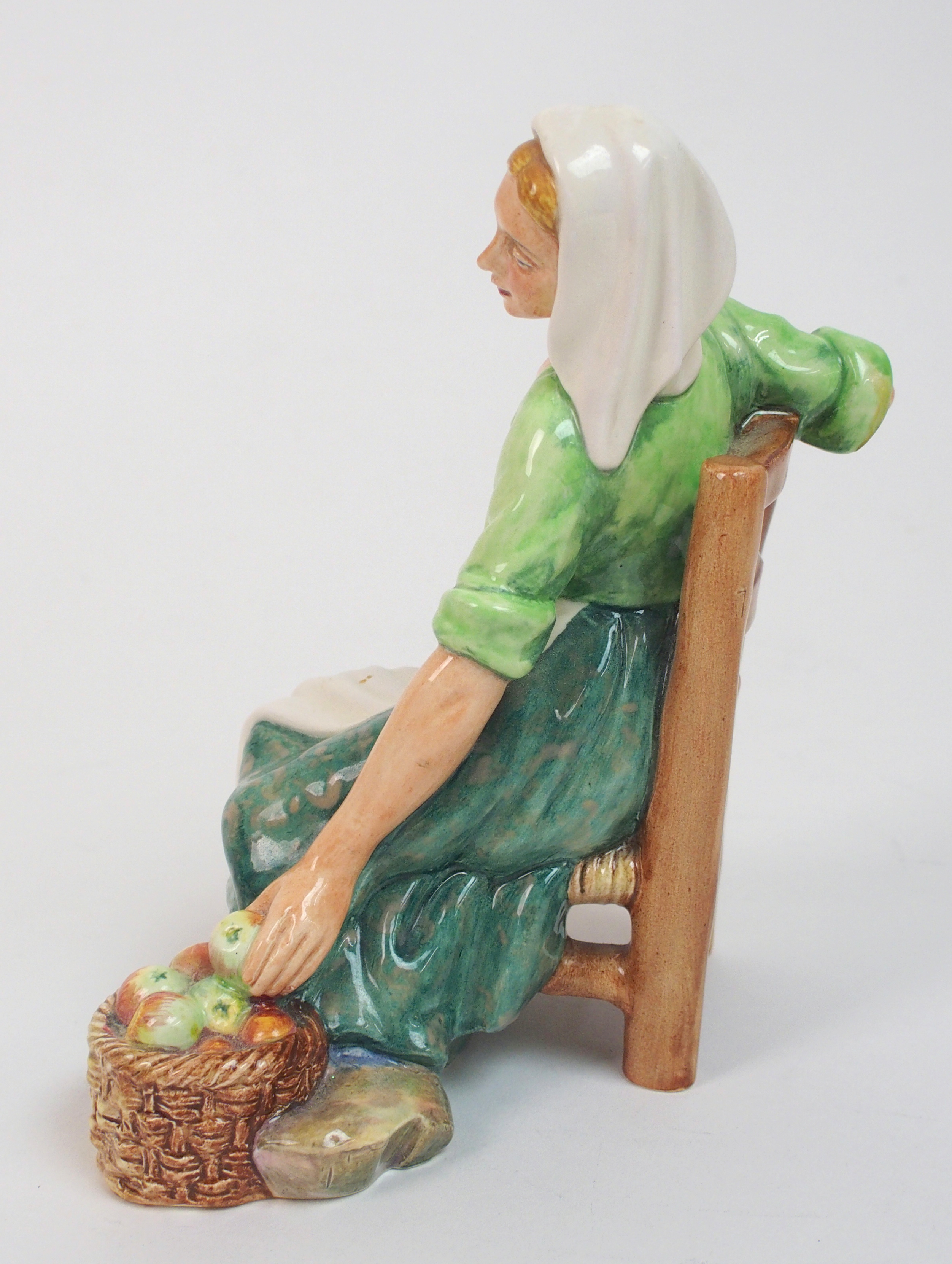 A Royal Doulton figurine 'Quality Street' HN1211 mistakenly marked by Doulton to the base as 'A - Image 7 of 10