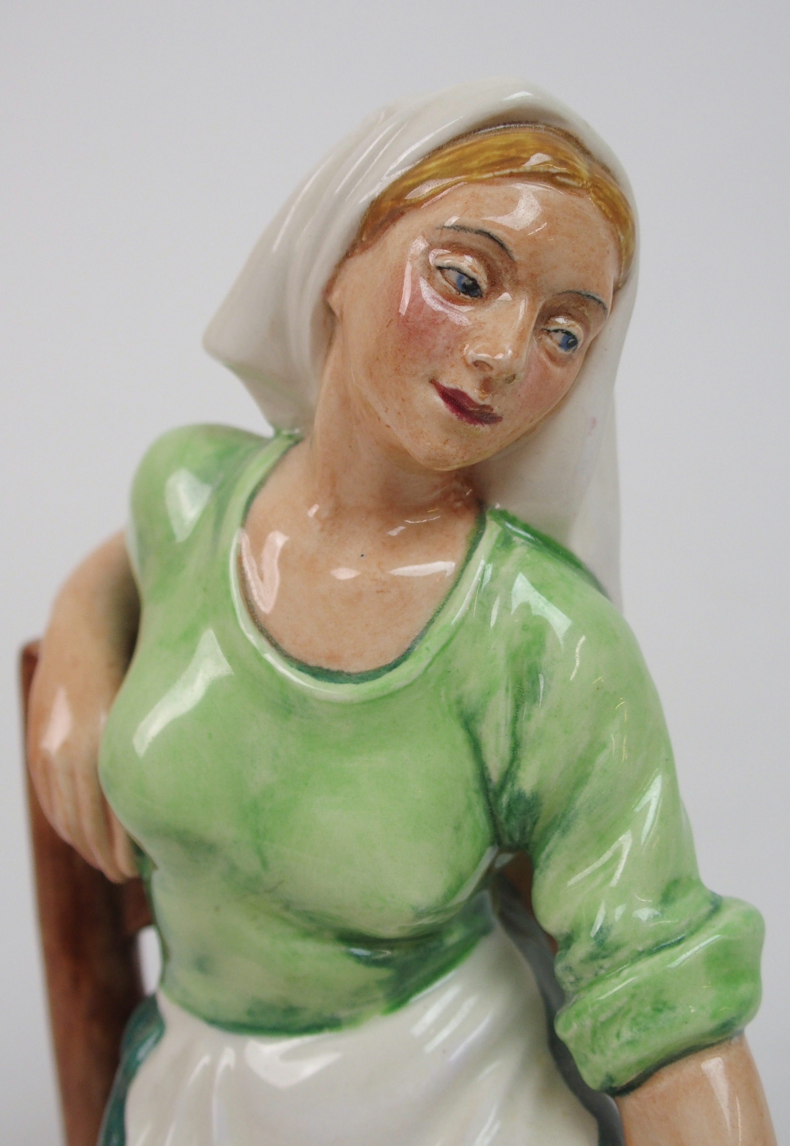 A Royal Doulton figurine 'Quality Street' HN1211 mistakenly marked by Doulton to the base as 'A - Image 9 of 10