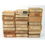 A collection of twenty-two boxes of glass slides relating to Glasgow including Tenement buildings in