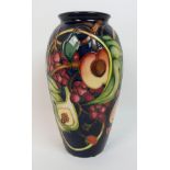 A Moorcroft Queens Choice pattern vase designed by Emma Bossons, circa 2000, the body with tubelined