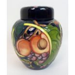 A Moorcroft Queens Choice pattern ginger jar designed by Emma Bossons, circa 2000, the body and