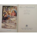 Alice in Wonderland by Lewis Carroll with illustrations by Eileen A. Soper, three colour plates,