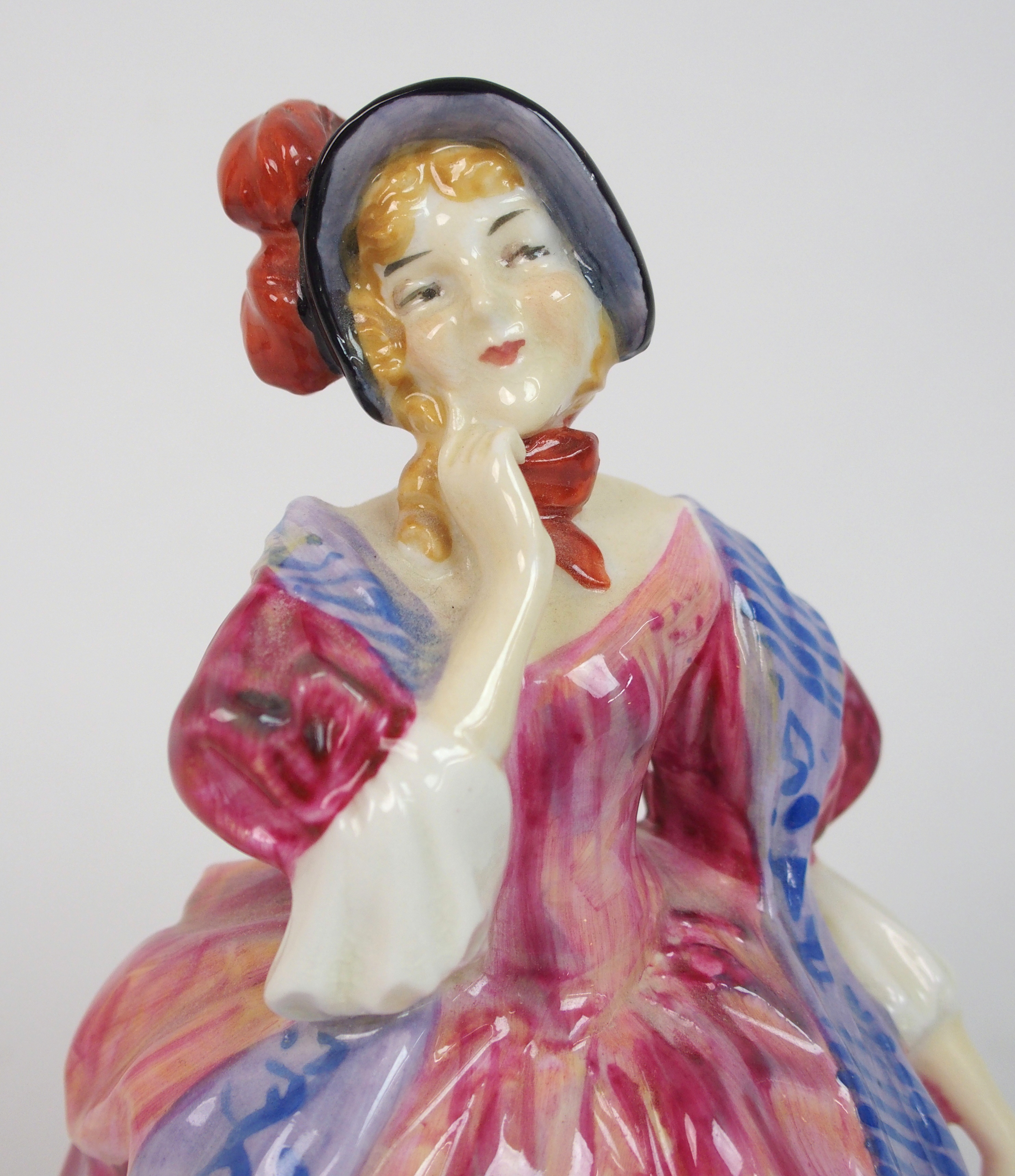 A Royal Doulton figurine 'Quality Street' HN1211 mistakenly marked by Doulton to the base as 'A - Image 3 of 10