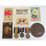 A George V military medal to 333855 Cpl. W Dixon, 1/9 HLI with a group of two to 3016 Cpl. W.