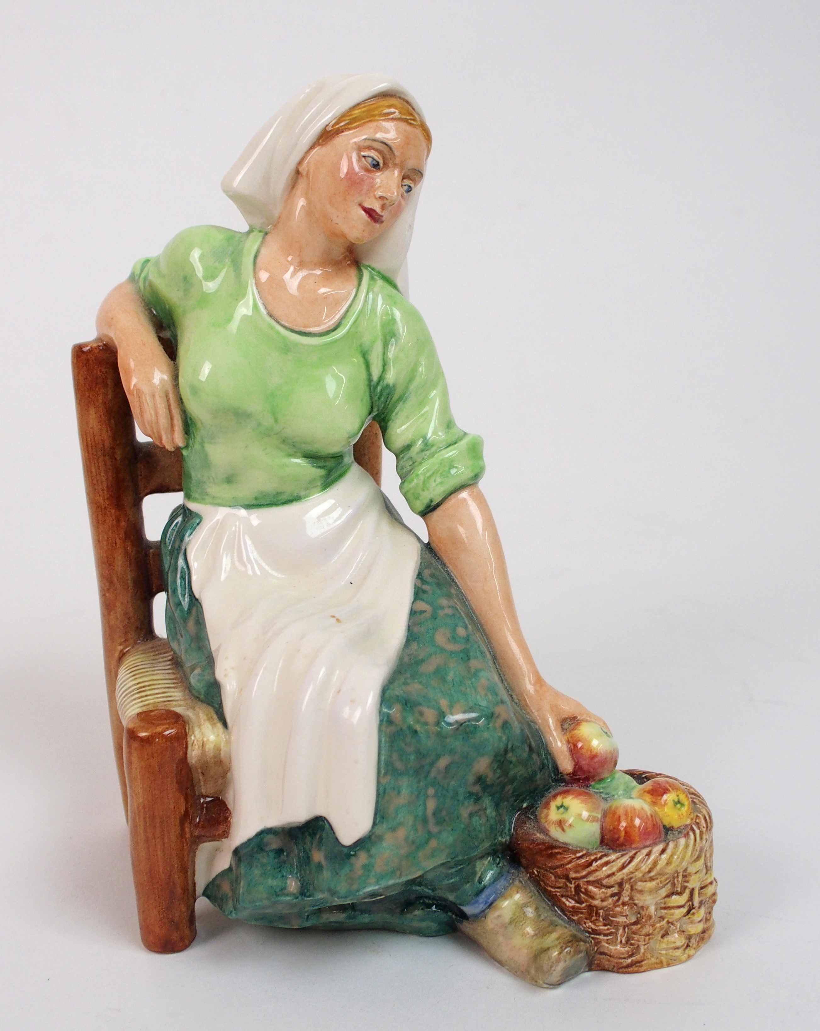 A Royal Doulton figurine 'Quality Street' HN1211 mistakenly marked by Doulton to the base as 'A - Image 6 of 10