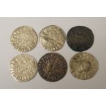 Alexander III (1249-1286) Six Long Cross pennies. 2nd Coinage. Condition fine to very fine (6)