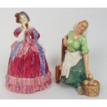 A Royal Doulton figurine 'Quality Street' HN1211 mistakenly marked by Doulton to the base as 'A