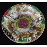A Wedgwood Fairyland lustre dish designed by Daisy Makeig-Jones, a superb lustre porcelain dish,
