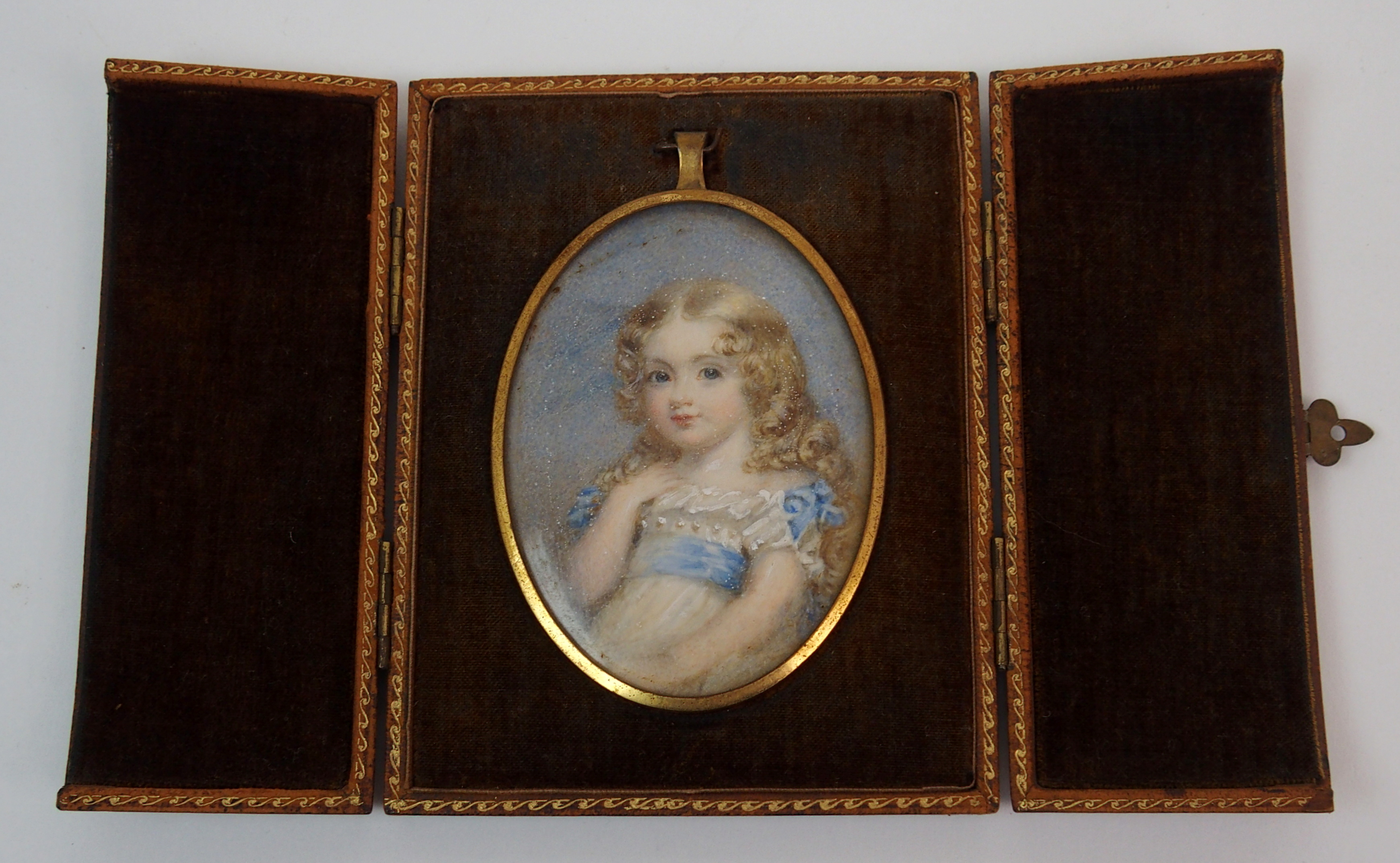 A pair of early 19th Century portrait miniatures of Thomas Tobin and Esther Watson, dated 1806 oil - Image 6 of 10