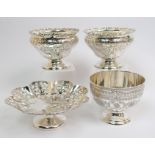 *WITHDRAWN* A pair of silver bon bon dishes by Atkin Brothers, Sheffield 1901,