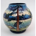 A Moorcroft Algonquin Park pattern vase designed by Sian Leeper, based on the work of the Group of