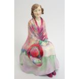 A Royal Doulton figure Rosabell HN1620 designed by Leslie Harradine, issued 1934/1940, printed and