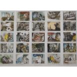 •JOHN BYRNE (Scottish b. 1940) THE SLAB BOYS - ORIGINAL STORYBOARD ARTWORK Watercolour ink and