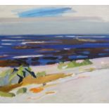 •JOHN CUNNINGHAM RGI (Scottish 1926 - 1998) SEASCAPE, COLONSAY Oil on canvas, signed, 76 x 86cm (