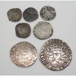 Richard II 1377 - 1399 silver halfpenny, London, fair/fine Richard II 1377 - 1399 silver