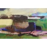 •JOHN LOWRIE (Scottish Contemporary) LOCH OF SKAILL Mixed media, signed and dated (19)98, 60 x