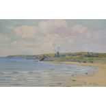 DAVID MARTIN (Scottish Fl. 1884 - 1935) A VIEW OF ST ANDREWS Oil on canvas, signed, 35.5 x 53.5cm (