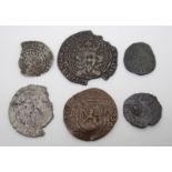 David II 1329 - 1371 silver penny (broken), fine Robert III 1390 - 1406 heavy coinage groat,