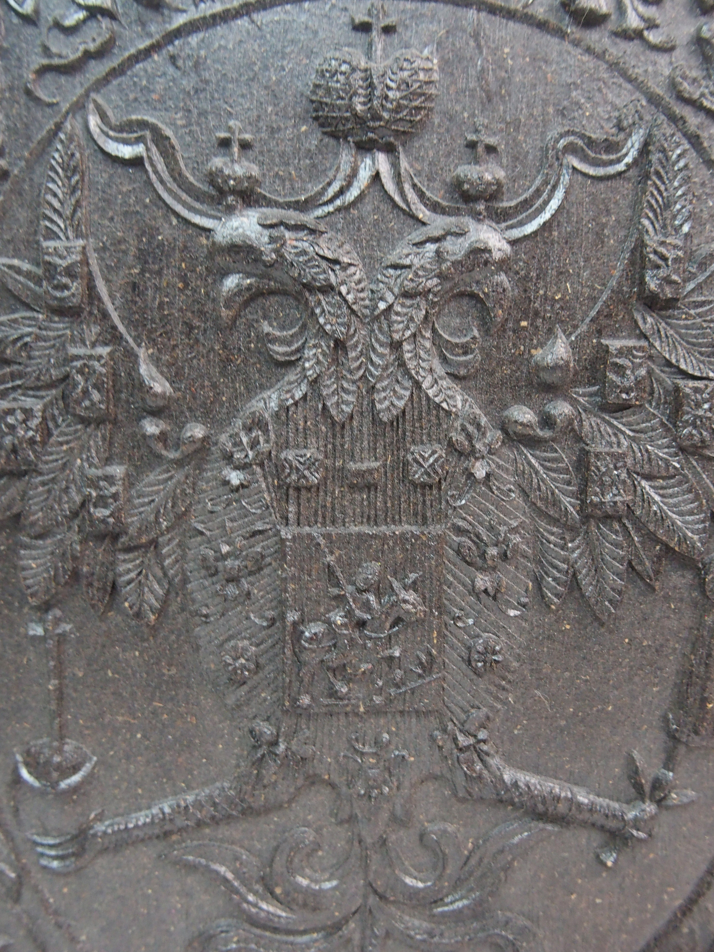 A Chinese tea block moulded with Austro-Hungarian emblem surrounded by Orientals, 21 x 16cm and an - Image 4 of 10