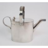 A late Victorian silver novelty watering can by Hukin & Heath, makers stamp JTH, JHM, Birmingham