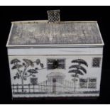 A Rare Anglo-Indian Vizagapatam Colonial House Sewing Box, circa 1820 ivory and sandalwood, the