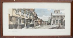 Carriage Print BURY ST EDMUNDS, SUFFOLK by Fred W Baldwin from the LNER Post-War Series, around