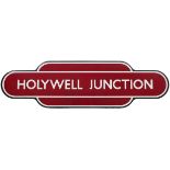 Totem BR(M) FF HOLYWELL JUNCTION from the former LNWR station on the North Wales main line between