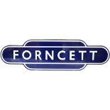 Totem BR(E) FF FORNCETT from the former GER station between Norwich and Tivetshall. In excellent