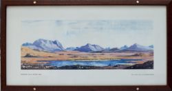 Carriage Print TORRIDON HILLS, WESTER ROSS by W Douglas Macleod from the Scottish Region series of