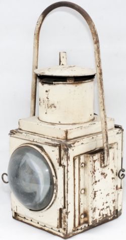 BR Western Region locomotive headlamp in original condition and complete with reservoir, GWR