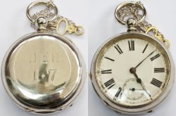 North Eastern Railway pocket watch. A vintage key wind and hands set watch, with an unsigned full