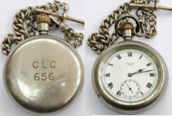 Cheshire Lines Committee Pocket Watch by Limit Switzerland. The dial is free from chips and the rear
