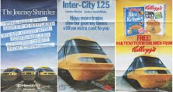 Posters BR x3. All are images of Intercity 125's and are from the late 1970's. All double Royal 25in