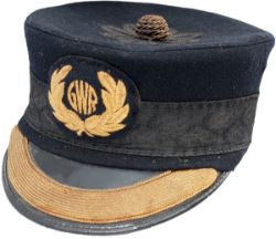 GWR Station Masters Pillbox Hat in excellent condition.